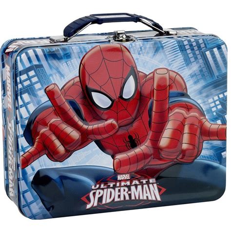 spiderman metal tin lunch box amazon|character lunch bags spider-man.